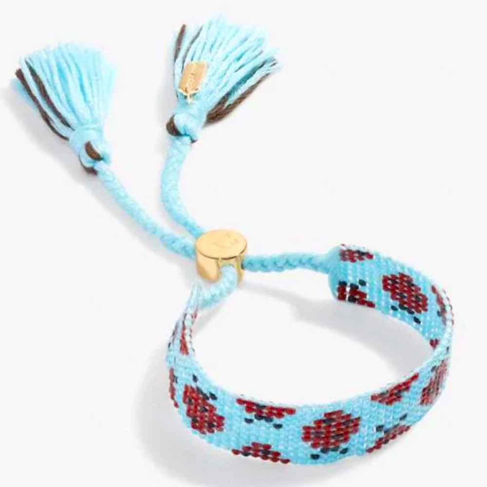 Ladybug Beaded Bracelet NWT
Blue/Gold O/S